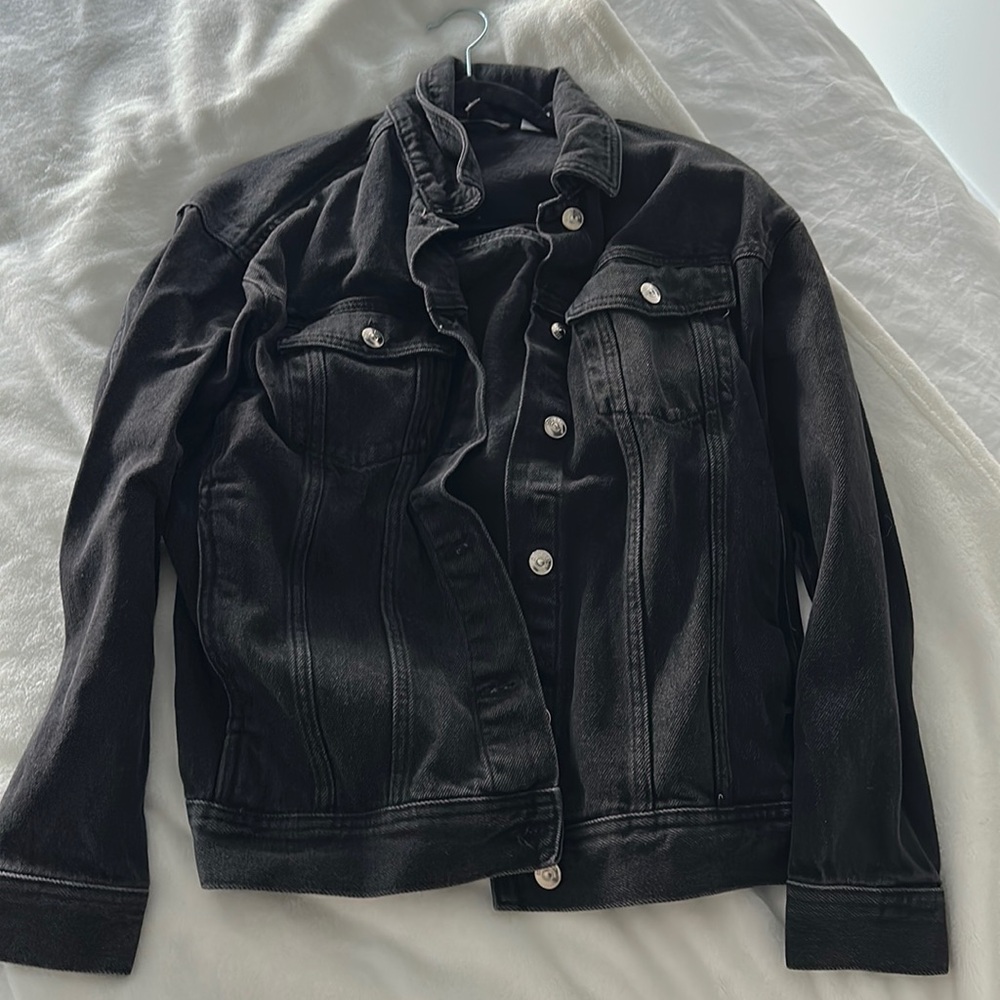 Oversized denim jacket